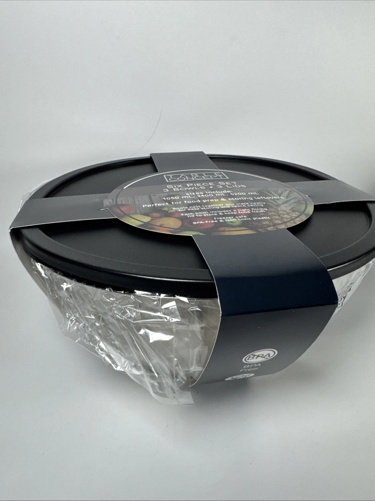 Mixing Bowls with Airtight Lids Stainless Steel Nesting Bowl Set Table Concept