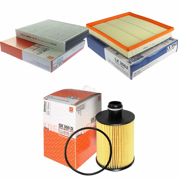Mahle / Knecht Innenraumfilter LAK 472 Luftfilter LX 3062 ÖLfilter OX 559D-image