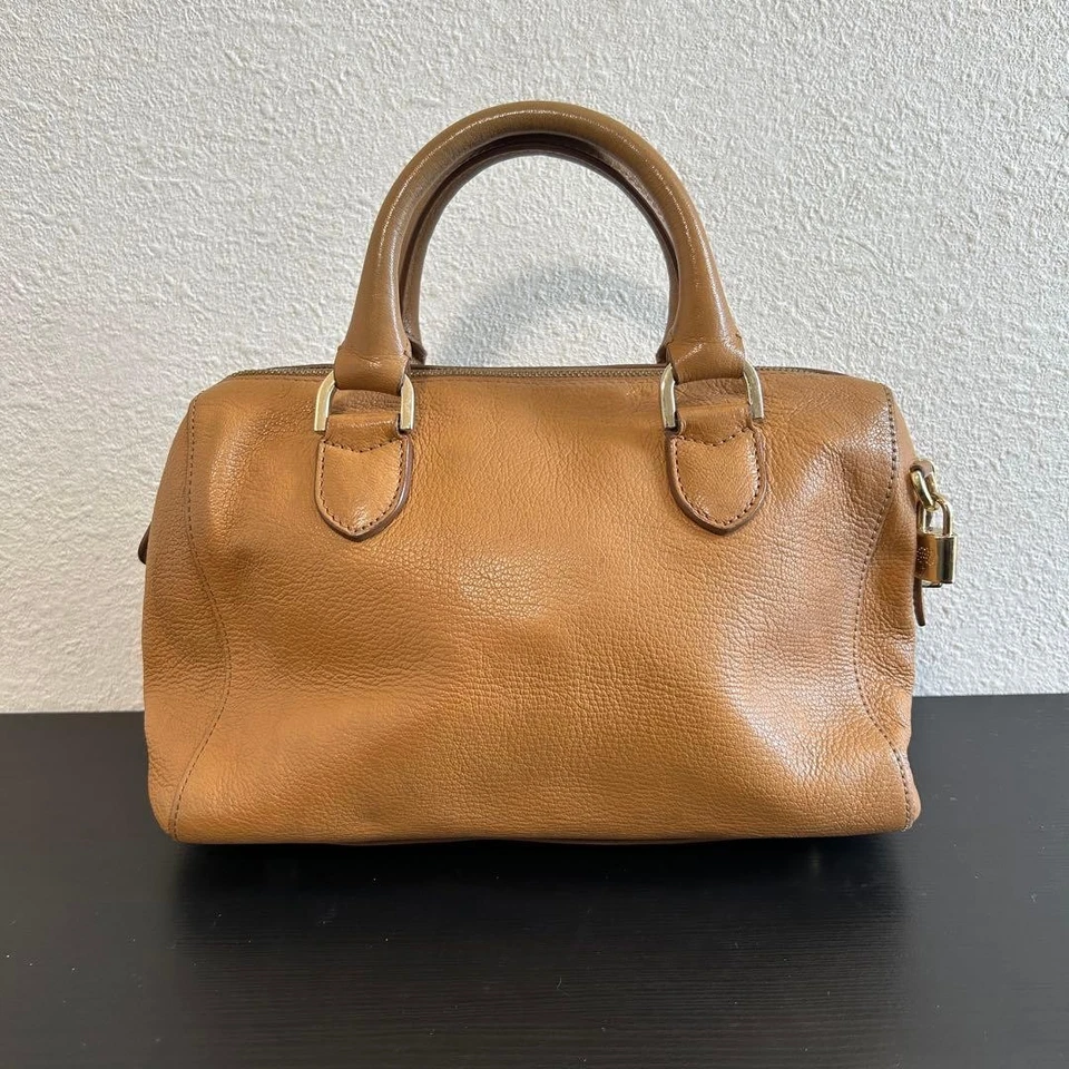 Bolsa de mão Mulberry Del Rey couro usado marrom 25x35x16cm estilo clássico - Imagem 2 de 4