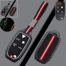 Zinc Alloy Silicone Car Smart Key Fob Case Cover For Volvo Xc70 Xc90 S60 S80 V70