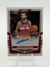 2024-25 Donruss Optic Justin Champagnie Auto  Washington Wizards