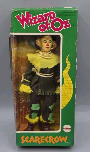 VINTAGE 1974 MEGO Wizard of Oz The Scarecrow 8" Figure w/Original Box - NEW