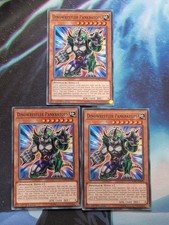 YuGiOh! Dinowrestler Pankratops SOFU-DE009 x3 PLAYSET 1st Ed