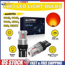 Auxito 7443 7440 Red Led Turn Signal Brake Tail Light Bulb 992 W21w Canbus 2-20x Auxito 7443 7440 Red Led Turn Signal Brake Tail Light Bulb 992 W21w Canbus 2-20x
