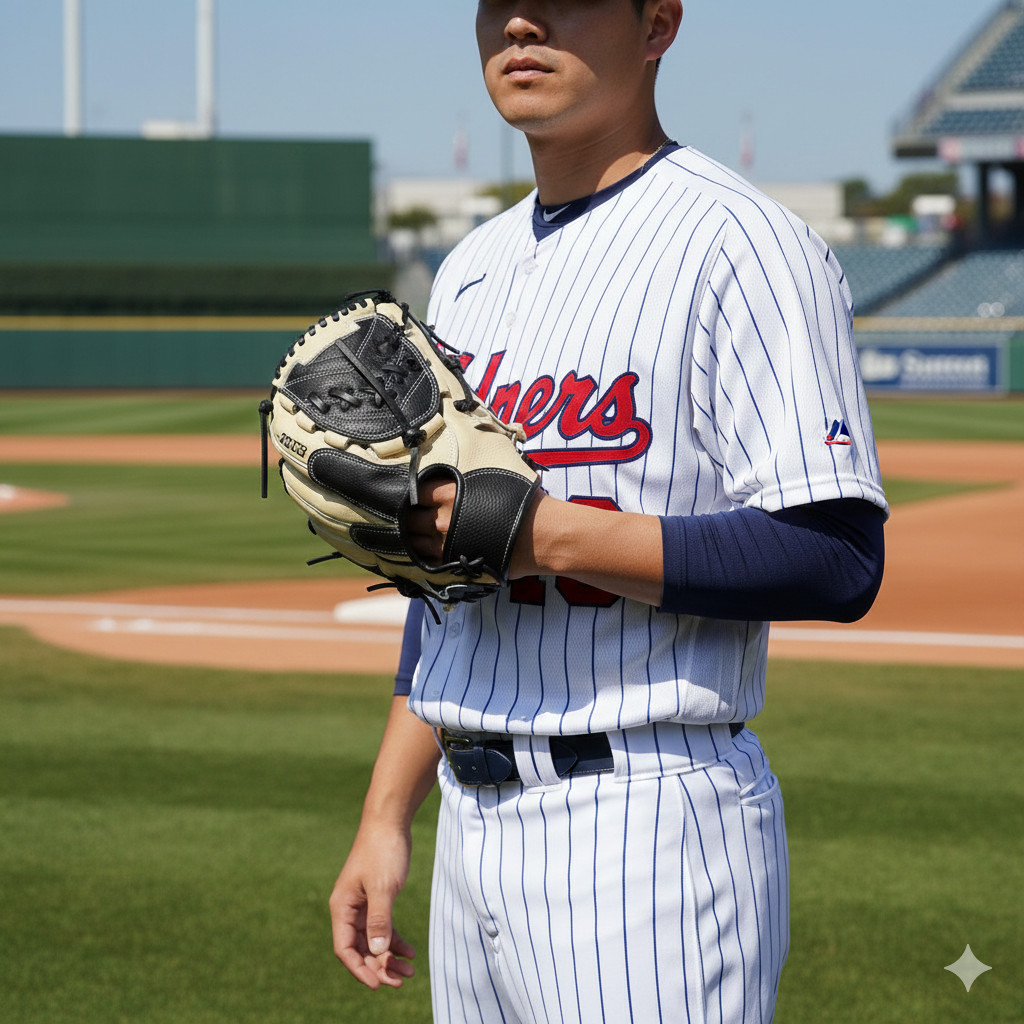 | Handmade Kip Leather Fielding Glove - Usa