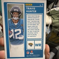 Panini Donruss Travis Hunter Jacksonville Jaguars Rookie Cards Lot of 2 2025