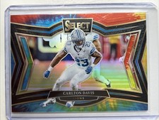 2024 Panini Select CARLTON DAVIS #416 Field Level Tie-Dye Prizm 10/25 Lions