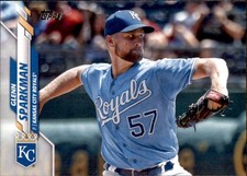 2020 Topps #679 Glenn Sparkman NM-MT Royals