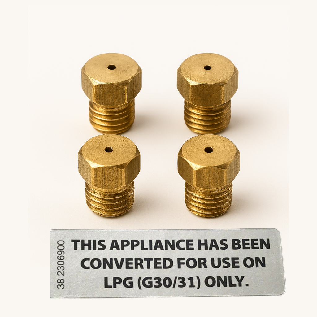 AEG HG694340NB or HG694340XB -  LPG Nozzle Set Gas Jets Hob Burners Nozzles