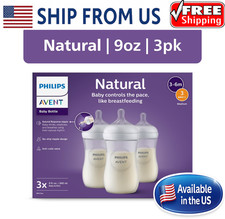 Philips Avent Natural Baby Bottles with Natural Response Nipples Medium Flow, F