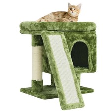 SYANDLVY Small Cat Tower for Large Cats, Cute Cat Tree for Indoor Cats, Kittens