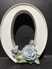 Decorative 8  White Monogram Letter O French Manor Collection by Ashland New