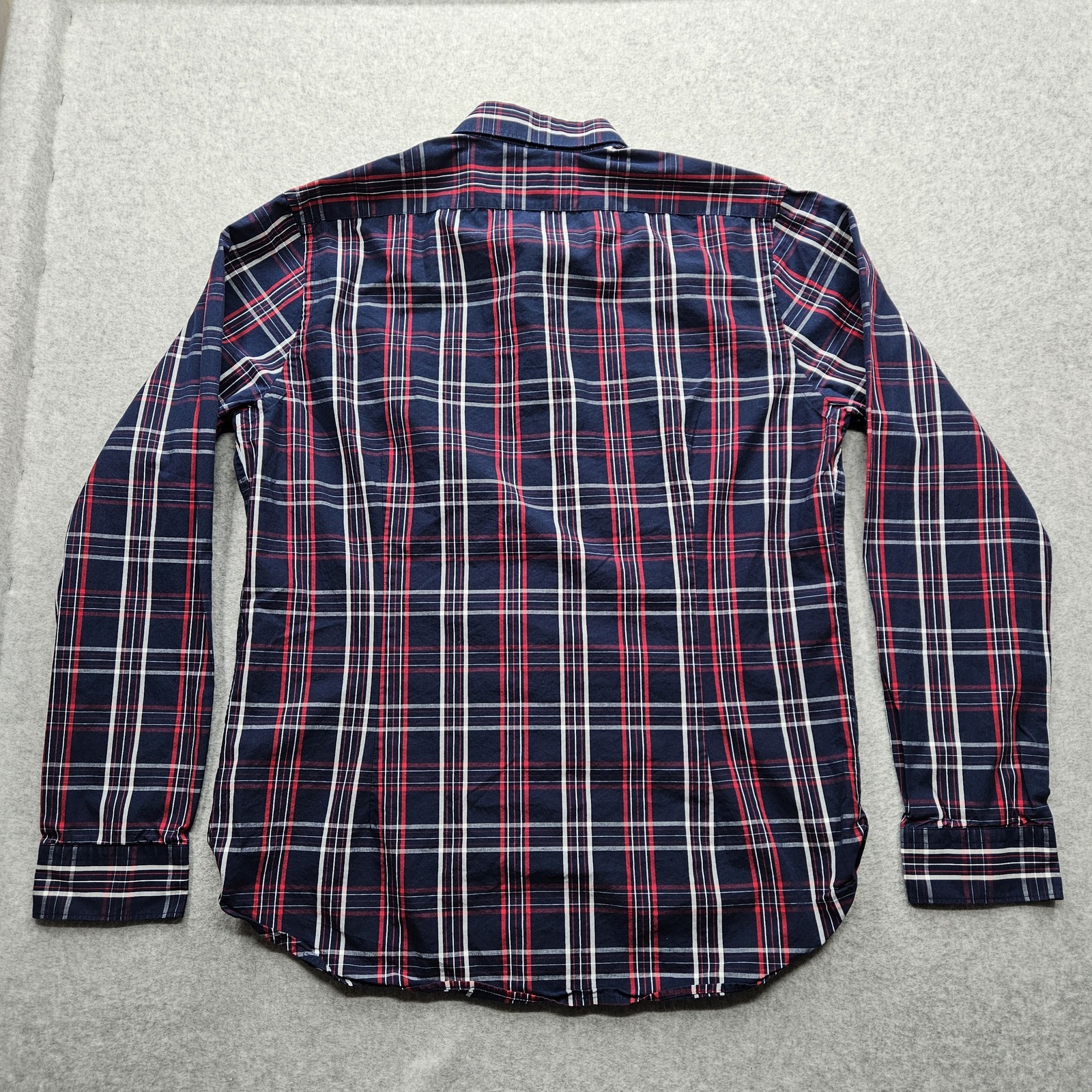 Express Multicolor Checkered Button-Down Shirt Me… - image 12