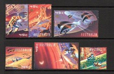 AUSTRALIA MNH 2000 SG2043-2048 STAMP COLLECTING MONTH - EXPLORATION OF MARS