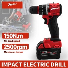 Milwaukee Powerful 18V Brushless Cordless Impact Drill 150N.m -  Compatible Body