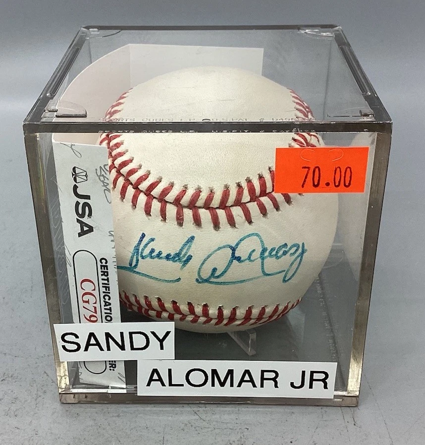 Sandy Alomar Jr. National League Autographed Baseball - JSA Certified - Image 4 of 4