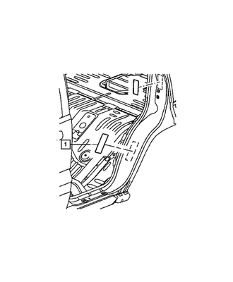 #ad Genuine Mopar Tire Pressure Label 52088963AB $2.52