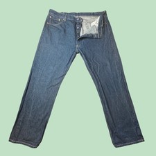 Vintage Levi's 501 Jeans Mens 42x32 40x29 Blue Straight Leg Button Fly Denim