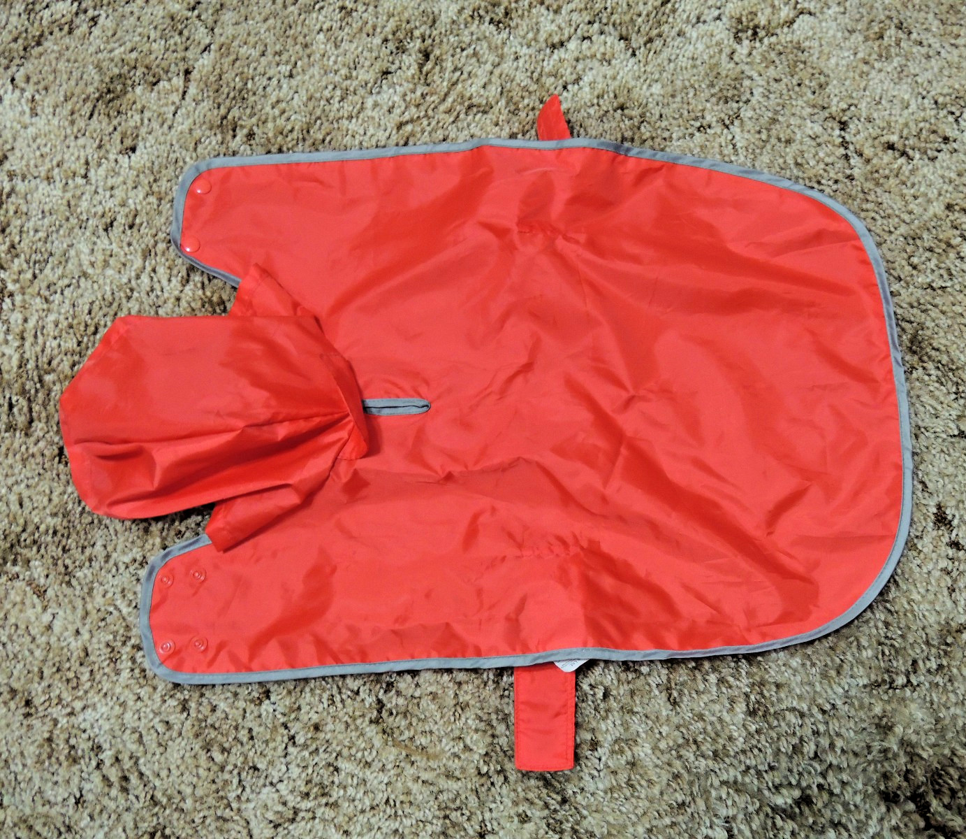 Dog Raincoat Hooded Waterproof Reflective Rain Coat Slicker Poncho for Pet SZ M-image