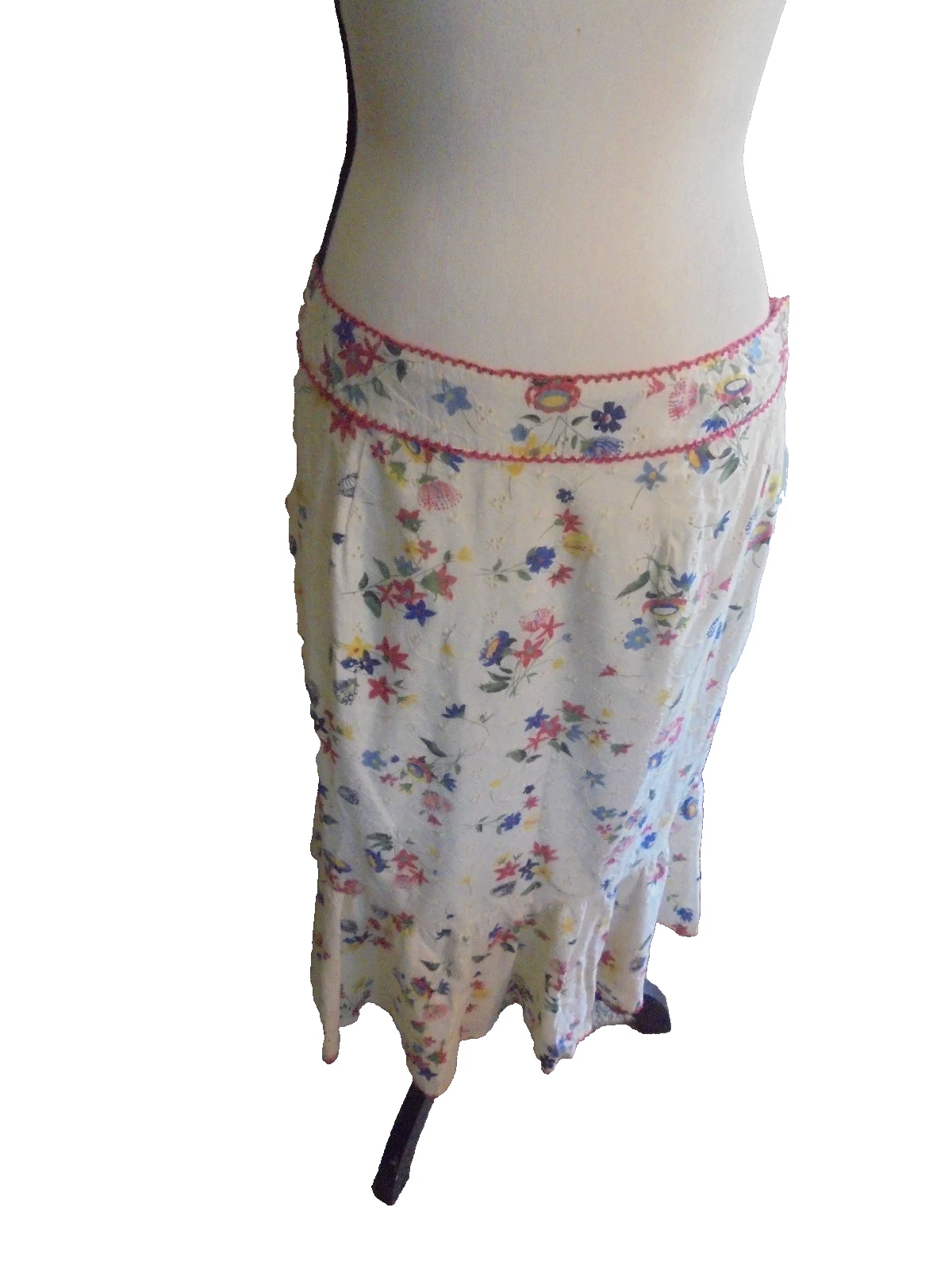 New Multiples Women's Floral Ruffled Skirt Size 8