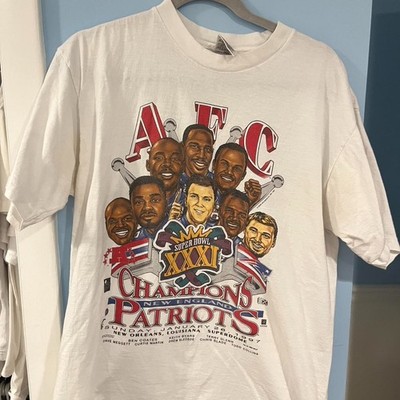 Patriots AFC champions graphic tee shirt reprint unisex AN58691
