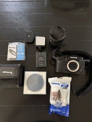 Fujifilm X-T4 Camera & XF Zoom 16-80 Lens with Battery Charger, UV Filter