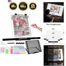 LED Light Pad for Diamond Painting A2 USB Powered Adjustable Brightness