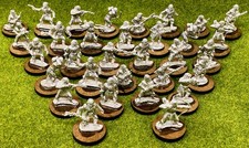 Old Glory Warpaint - American Old West: 32x 25mm Dismounted Apaches Skirmishing