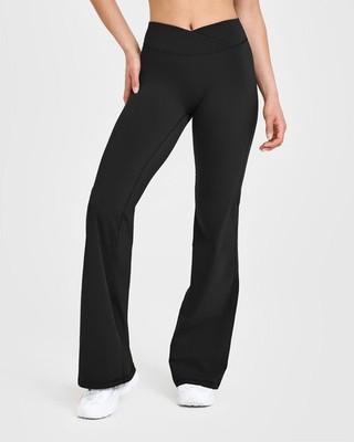 Oner Active Women s Sz S Compression Unifiedmove Wrap Flare Black Pants Gym
