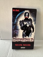 Robocop 3 VHS 1994 Robert John Burke Nancy Allen Rip Torn Action Sci-Fi