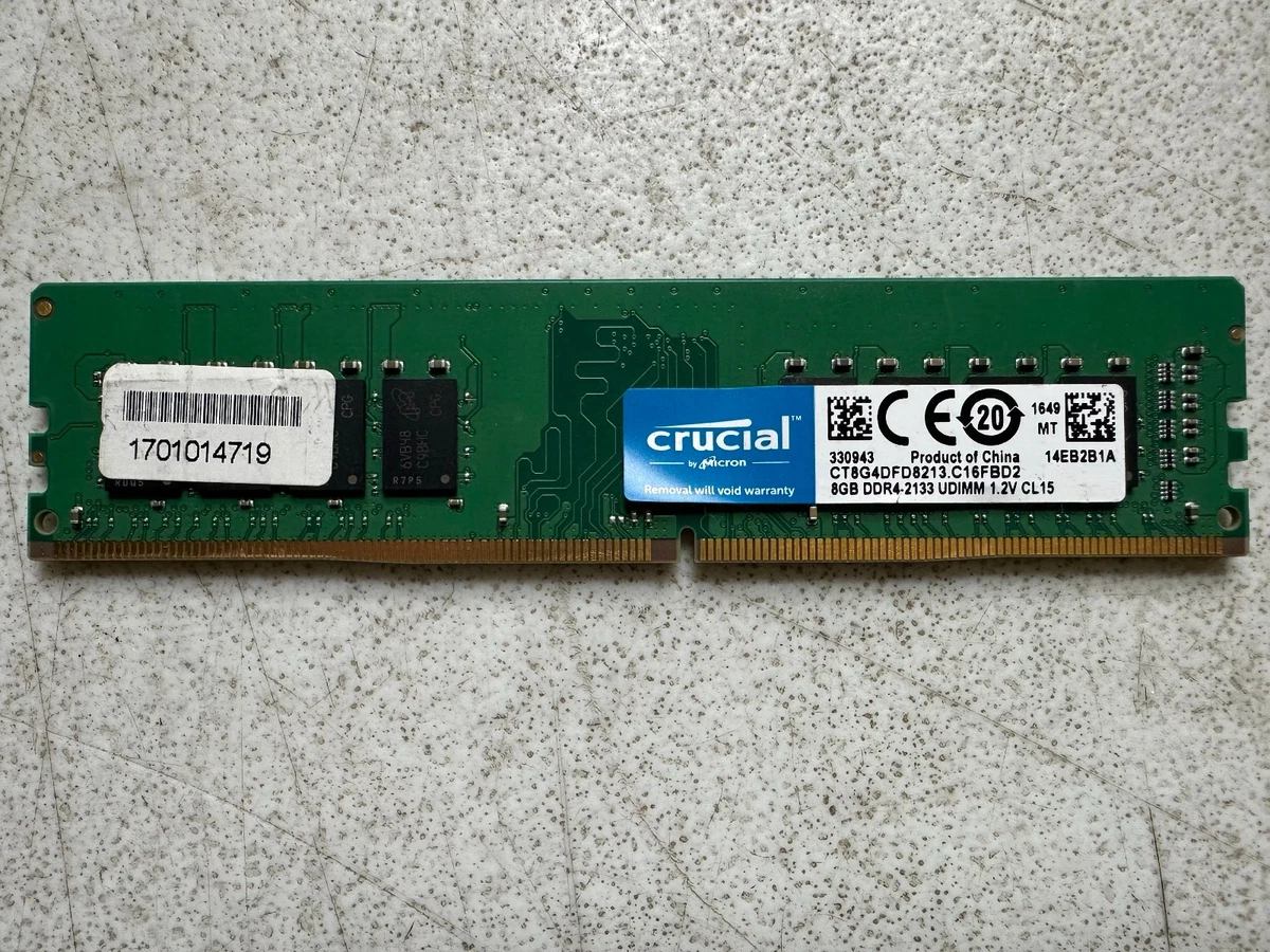 PC4-17000 (DDR4-2133) Bus Speed Computer RAM 8 GB Capacity per