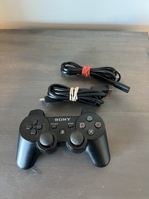 Sony PlayStation 3 Slim PS3 320GB Console Controller + Cords