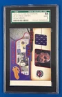 2001-02 Fleer Authentic JA-VC VINCE CARTER GAME WORN JERSEY SGC 88 NM/MT 8