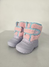 Ozark Trail Toddler Winter Boots Size 7 Pink and Light Blue