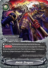 Buddyfight TCG card X-BT01/0075EN U Amish Dragons The Dark Lord's Rebirth