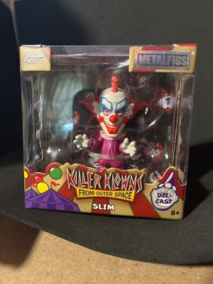 SLIM killer clown from outer space metal figs die cast,new condition,un opened 