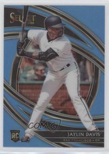 2020 Panini Select Premier Carolina Blue Prizm 35/35 Jaylin Davis #177 0a8t