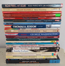 Lot 26 Biography Childrens Chapter Books Childhood Famous Americans Biographies