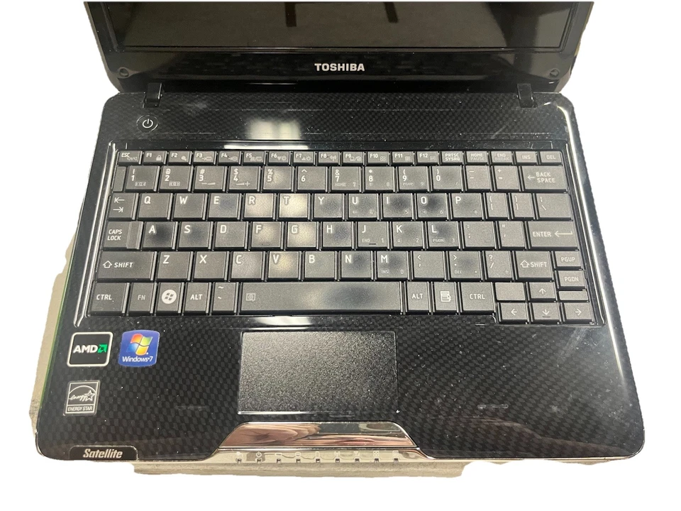 Computadora portátil TOSHIBA Satellite T115D-S1120 Nova negra Netbook IOB Foto 3 de 4