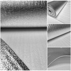 Thermoisolierendes Material – Silber, Schaumstoff mit Folienbeschichtung ab 0,5m