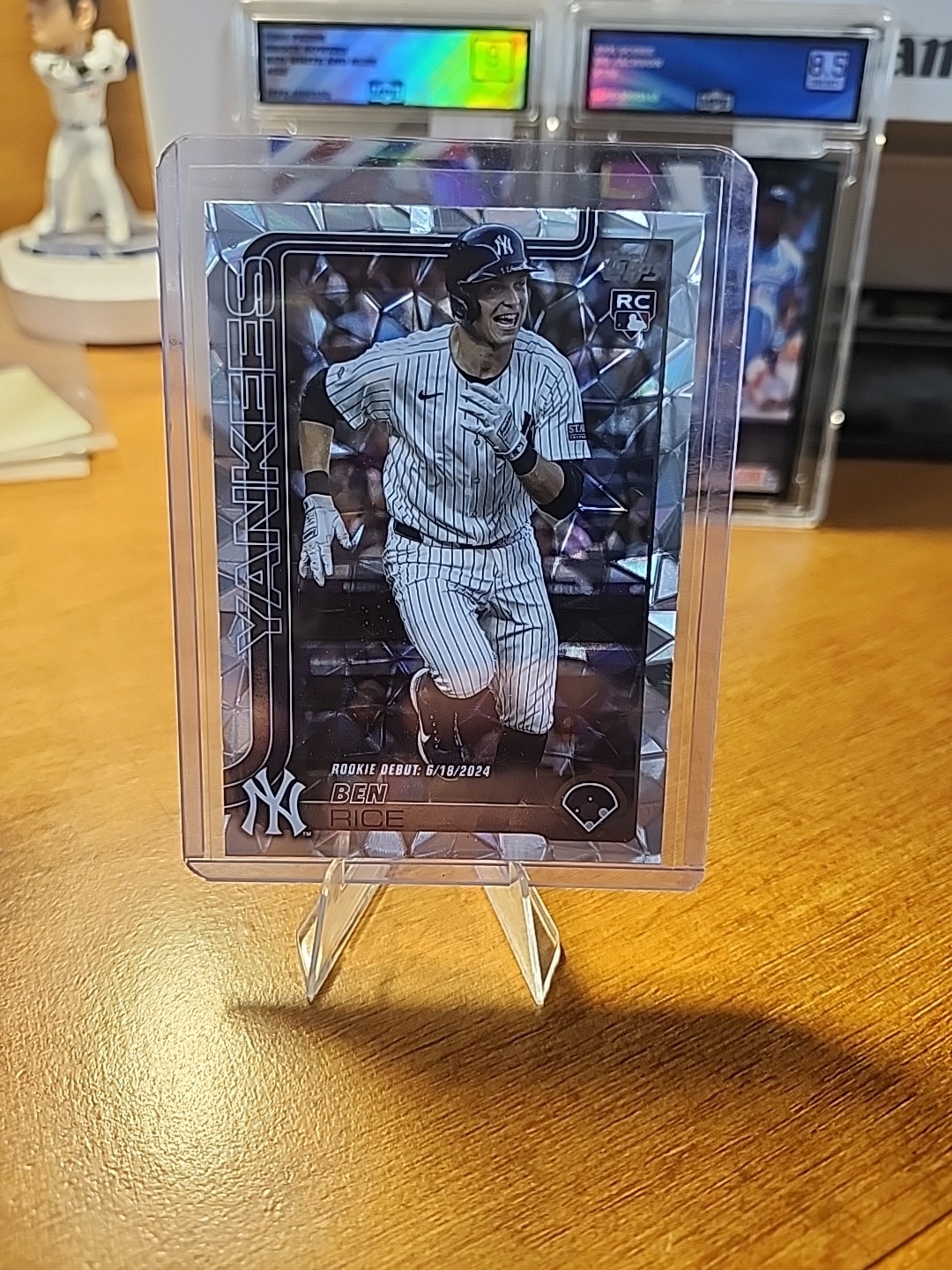 2025 Topps Update Series - Rookie Debut Ben Rice #US25 Diamante Foil (RC)