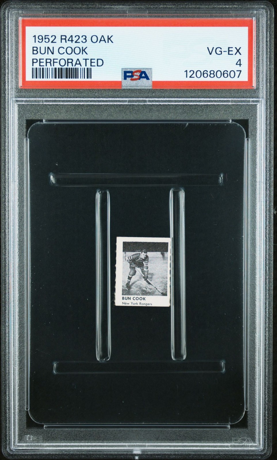 1952 R423 Oak Bun Cook Perforated PSA 4 BUBBLE GUM VENDING MACHINE