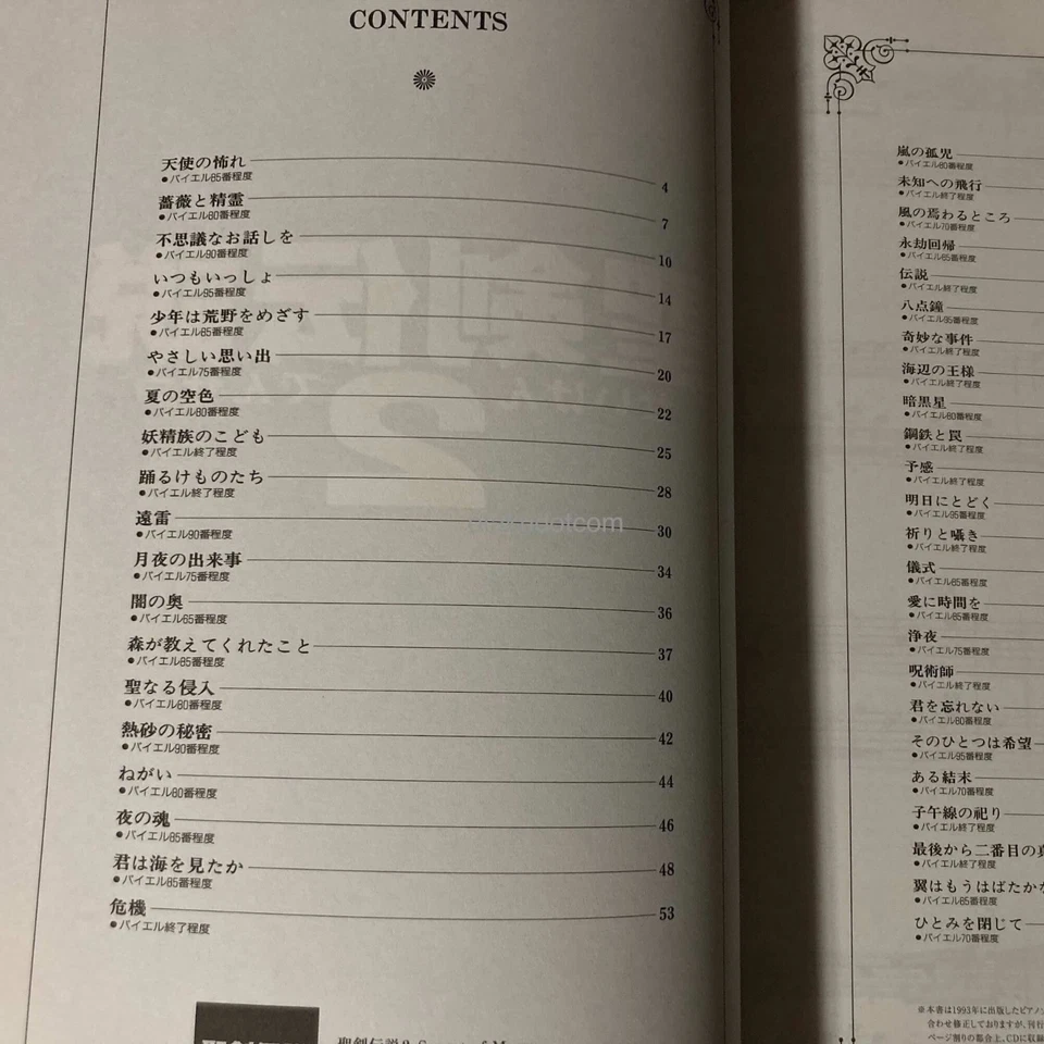 Game Music Seiken Densetsu 2 Secret Of Mana piano Sheet music Score Book Reprint - Image 3 of 3