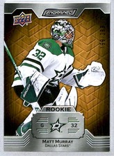 Matt Murray 2023-24 UD Engrained Oak Rookie /399 #153 Dallas Stars