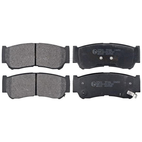 Bremsbelagsatz Mit VerschleißWarnung 15,6 Mm A.B.S. FüR U.A. Hyundai Santa-image