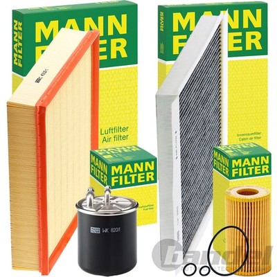 MANN FILTER INSPEKTIONSPAKET passend für MERCEDES SPRINTER B906 209-515 CDI
