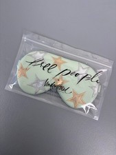 Free People understated leather sage green star eyemask sleep mask