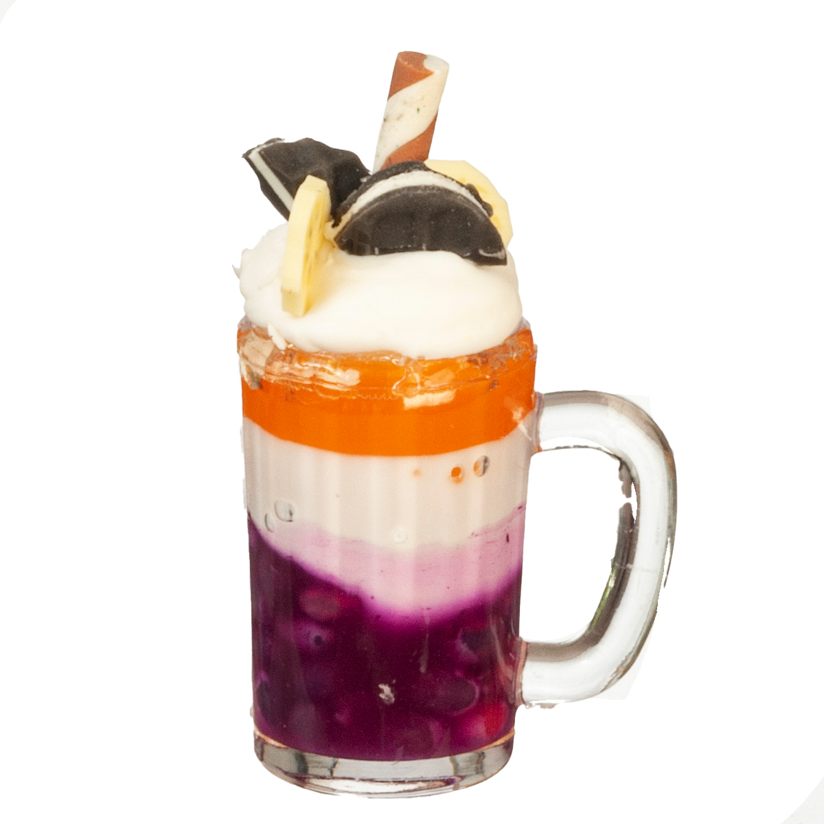Dolls House Vanilla Smoothie Miniature Oversized Kitchen Shop Café Drink