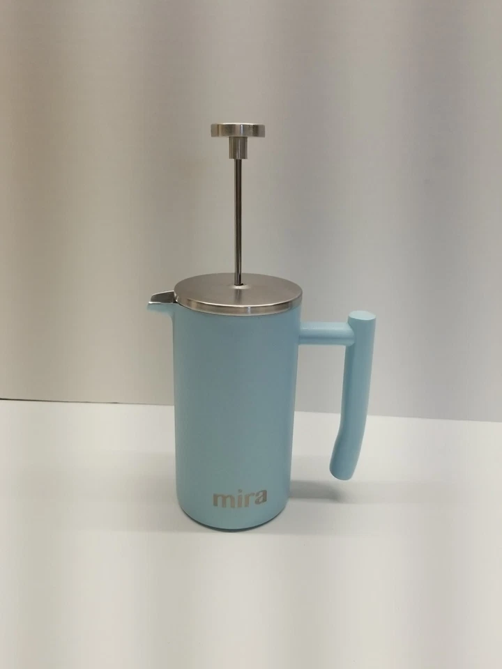 MIRA Cafetera Prensa Francesa Acero Inoxidable 12 OZ | Doble Pared Aislante C Foto 2 de 4