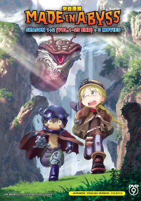 Made in Abyss Season 1+2+3 Movies DVD (English Dub) (Anime)